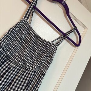 Checkered Abercrombie dress size small